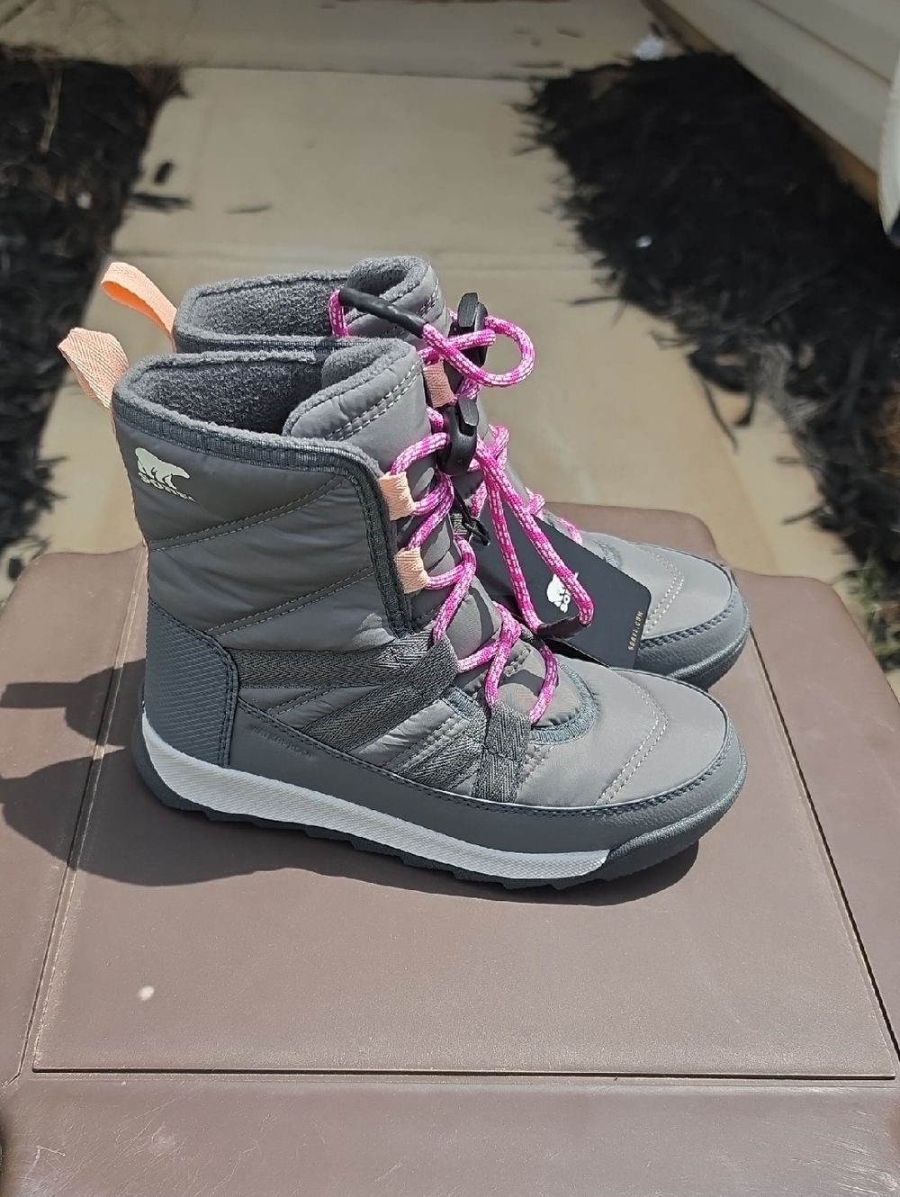 SOREL Children's Girls Whitney ll Plus Lace Waterproof Boot Size 1